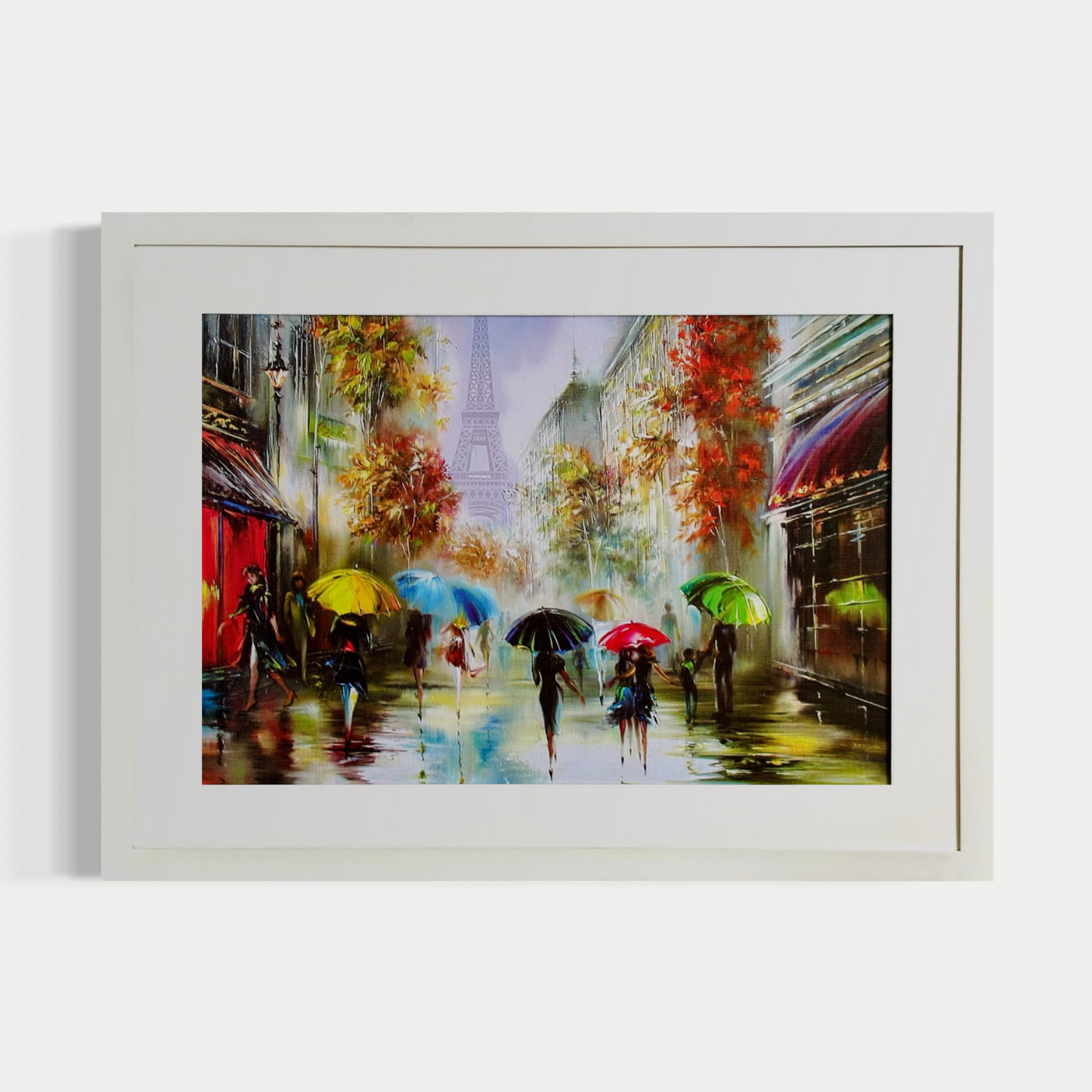 Sombrillas multicolores