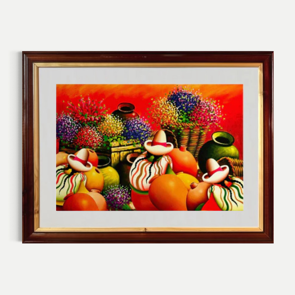 Los cántaros y la familia - Alicia Ochoa