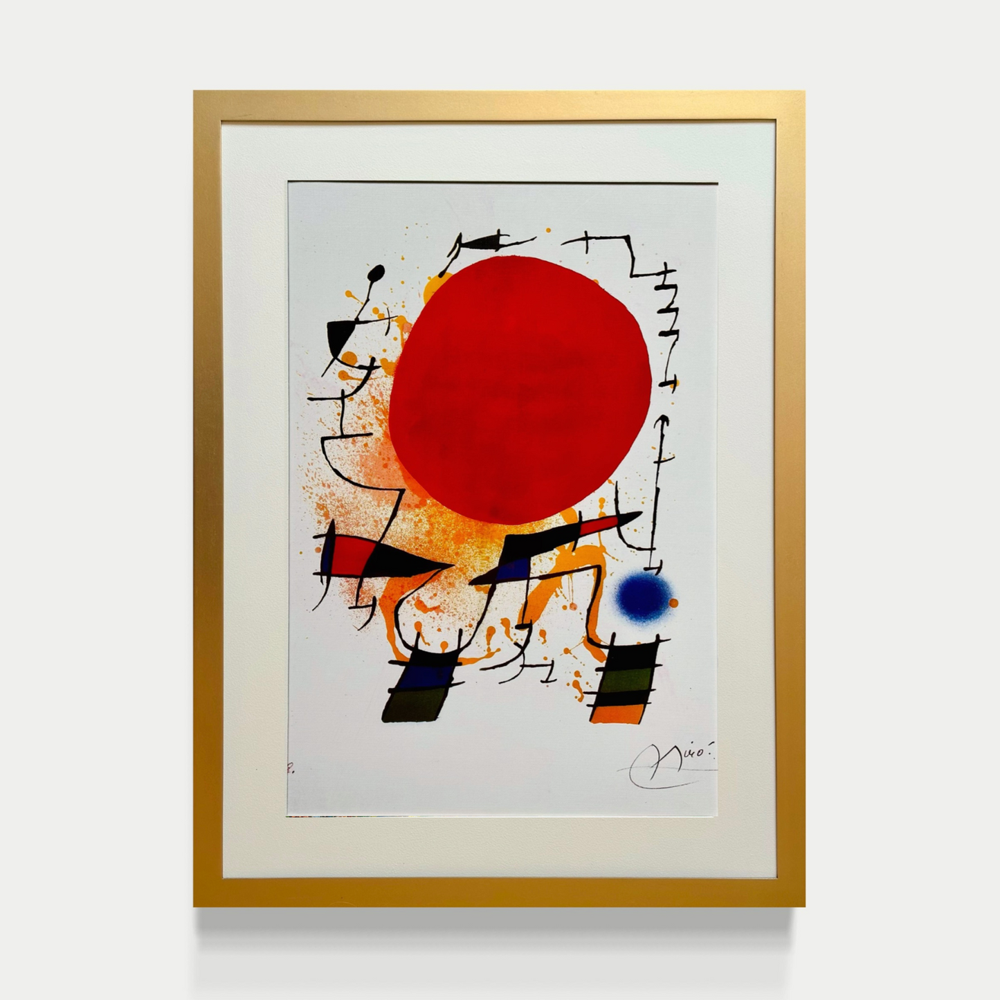El sol rojo - Joan Miró