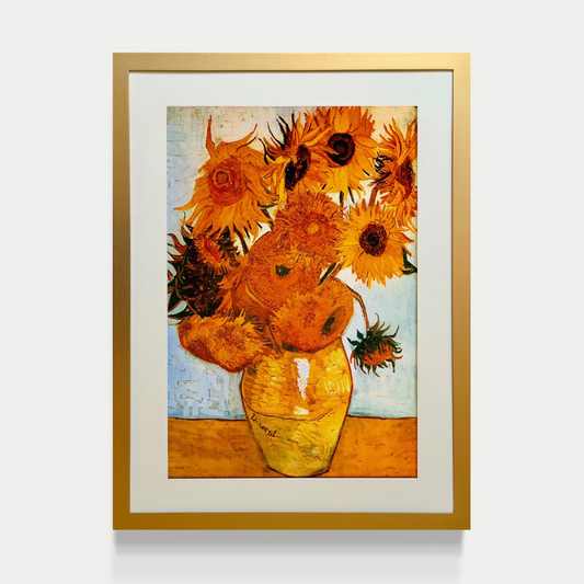 Los Girasoles del Atardecer - Vincent van Gogh