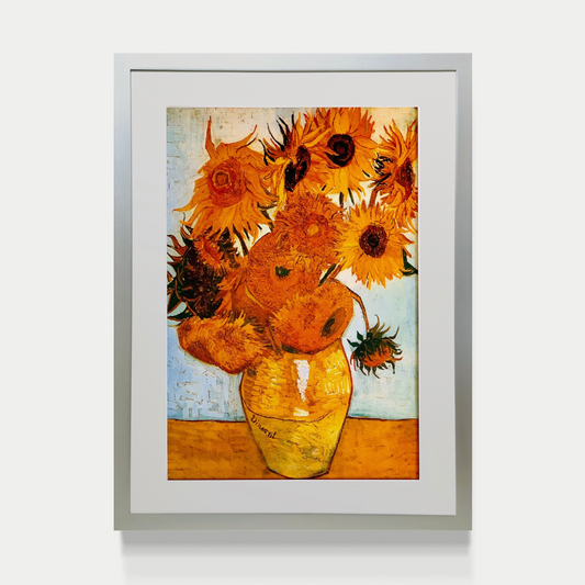 Los Girasoles del Atardecer - Vincent van Gogh