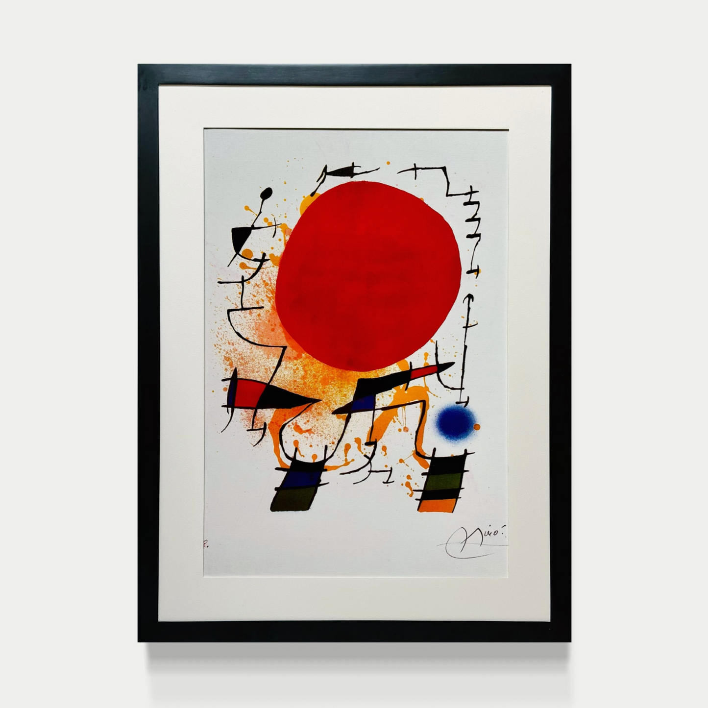 El sol rojo - Joan Miró