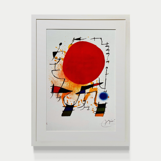 El sol rojo - Joan Miró